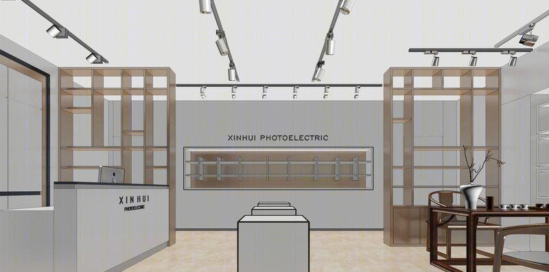 中山新辉光电现代简约展厅,刘志坚打造高品质商业空间-33