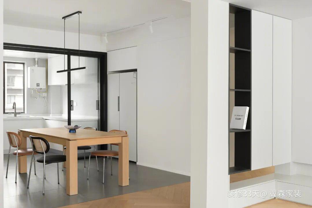 现代简约三室,打造舒适质感家居丨中国西安丨翼森家装（西安）-23