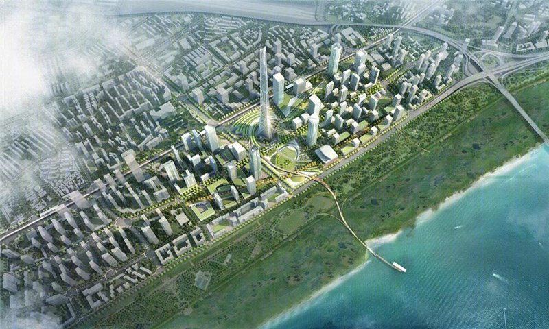 武汉滨江商务区景观规划-20