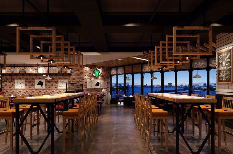 豪客云莱餐厅设计–芜湖万达店-9