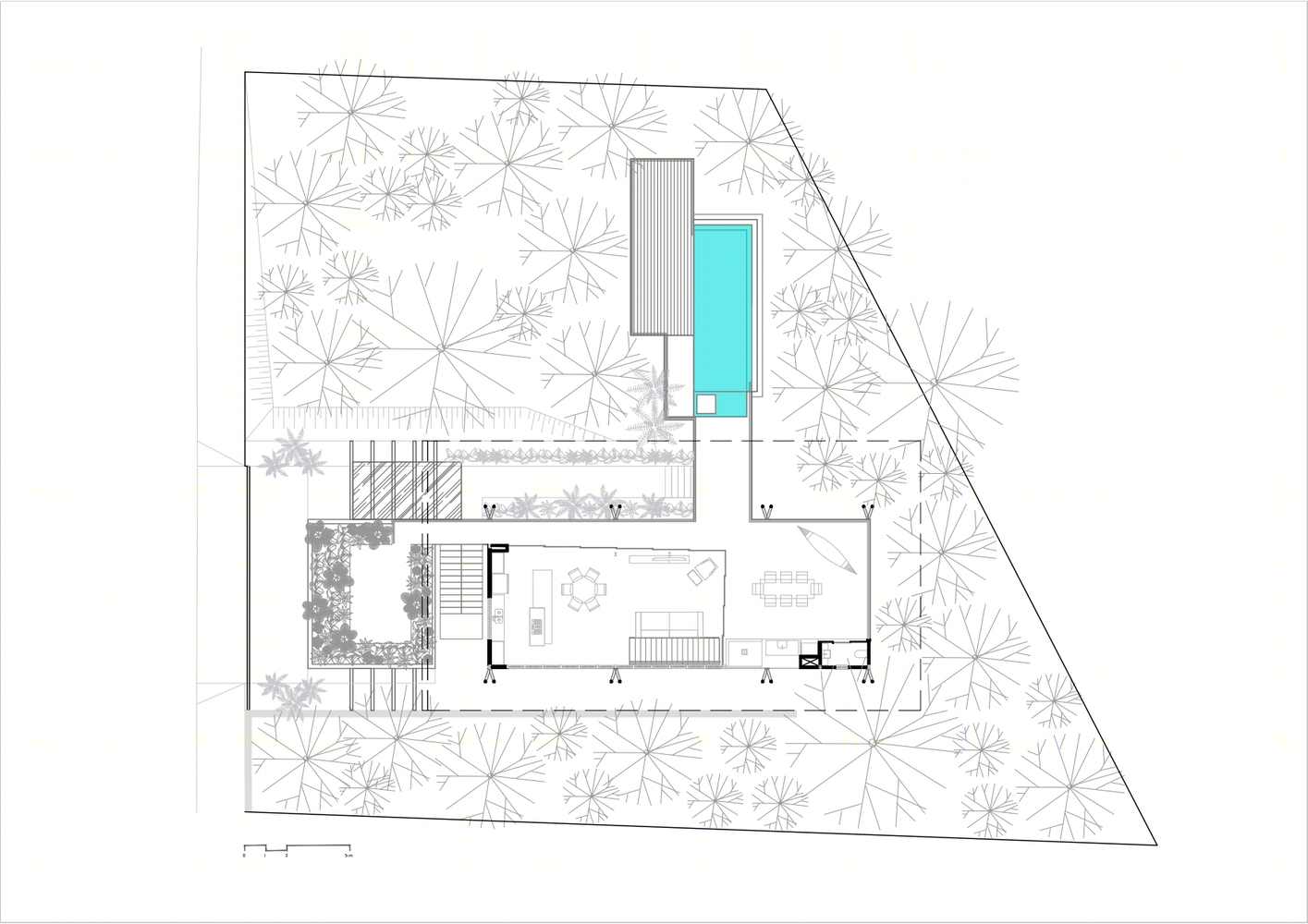 巴西塔鲁马住宅丨Laurent Troost Architectures-25