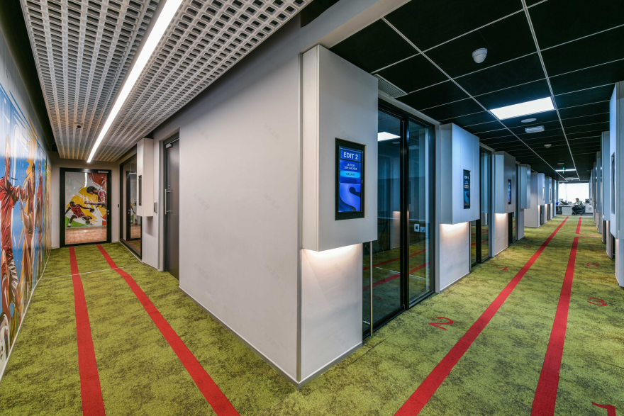 世界级广播体育工作室的创新设计丨印度丨Alcove Design Consultants-23