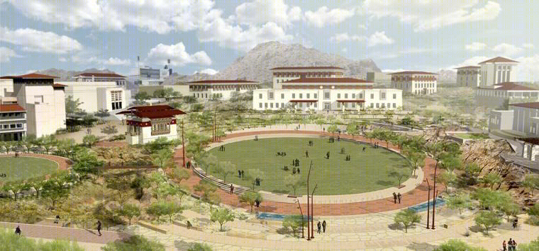 德州大学 El Paso 校区世纪广场-25