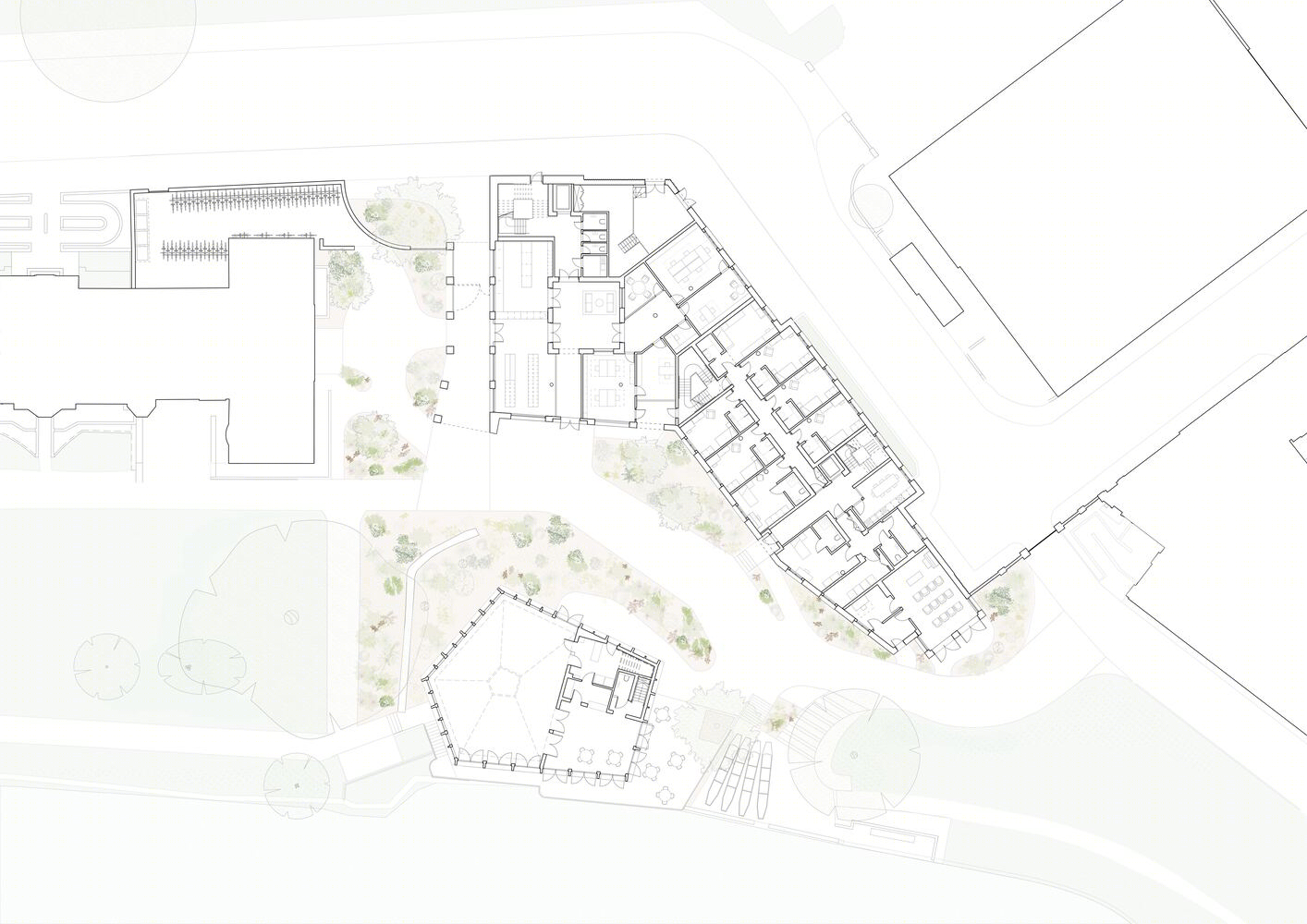 St Hilda’s College O·ford 校园景观重塑丨英国伦敦丨Gort Scott-26