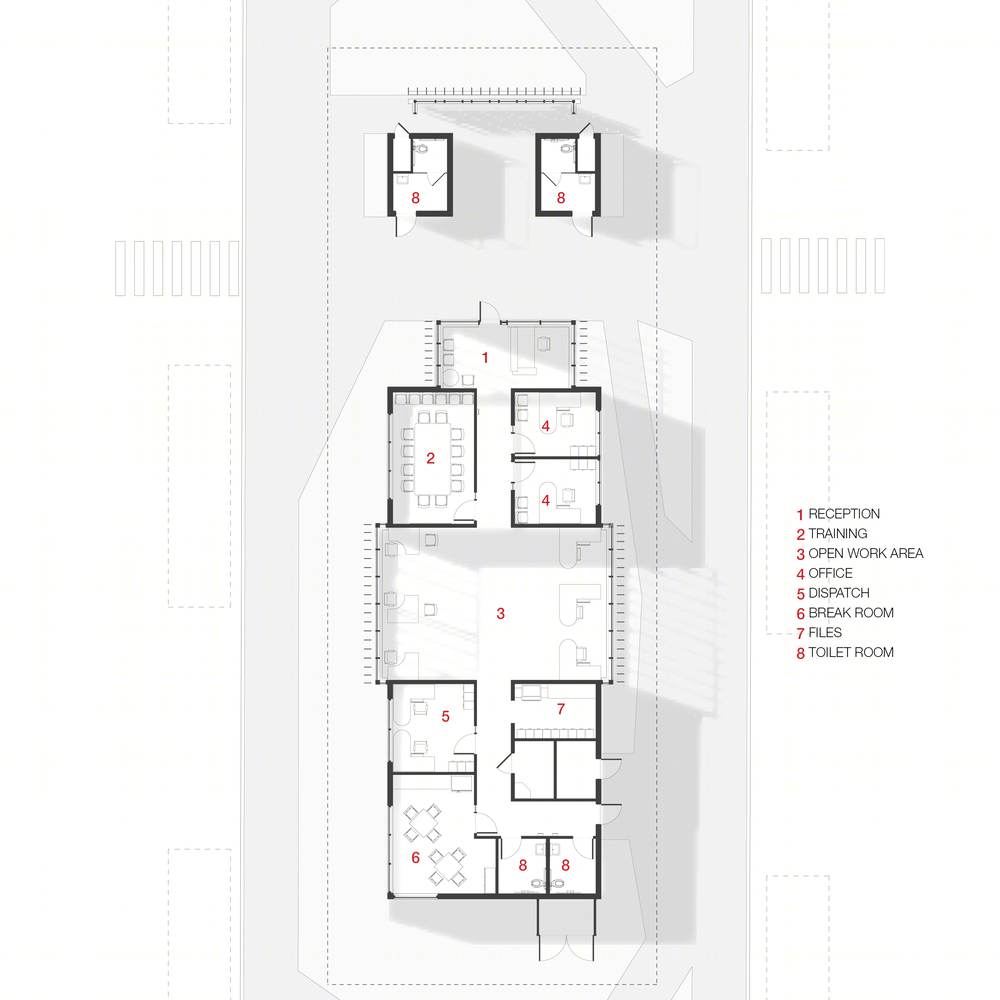 美国里弗斯通交通中心丨ALSC Architects-22