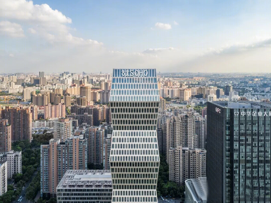 上海SOHO商业建筑丨KPF(建筑设计),同济大学建筑设计研究院(本地设计单位)-8