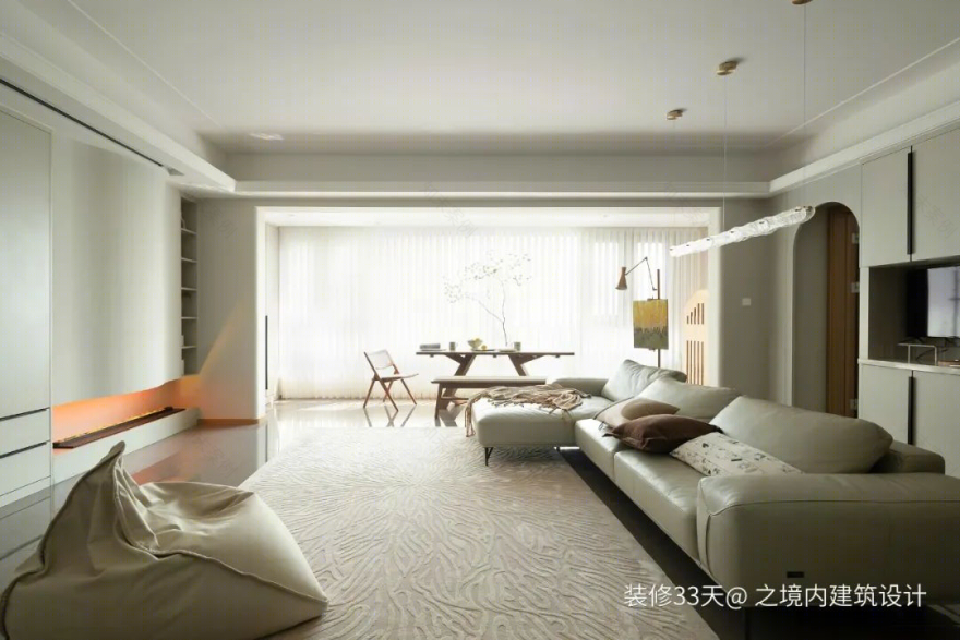 成都奶油风 150 平精装房改造丨中国成都丨成都之境内建筑设计-5