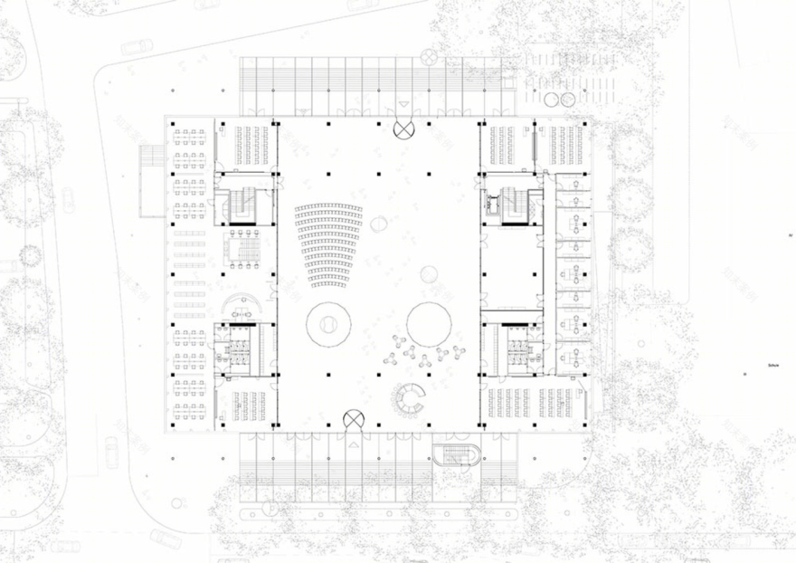 德国卡尔斯鲁厄大学数学研究所丨Ingenhoven Architects-26