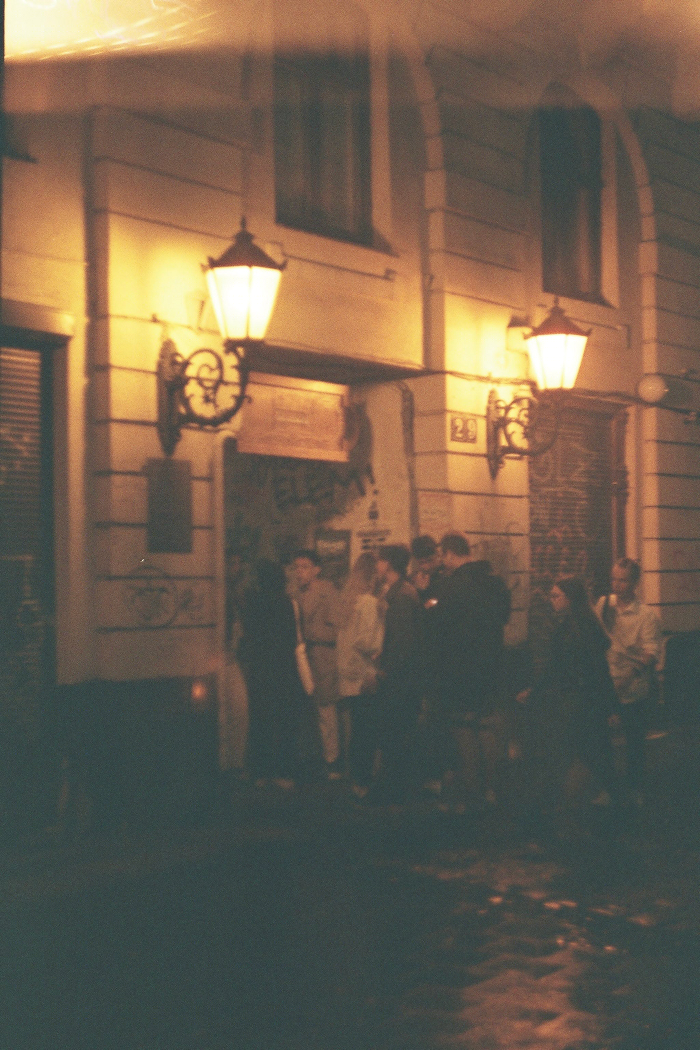 Night street photos 35mm Lviv-5