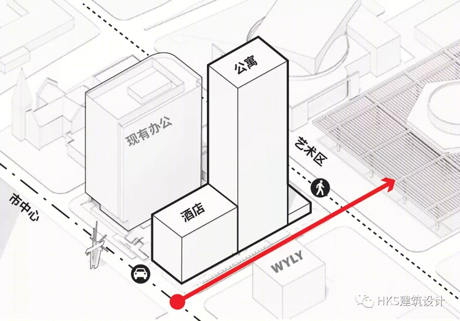 达拉斯艺术区HALL Arts酒店公寓丨美国达拉斯丨HKS-12