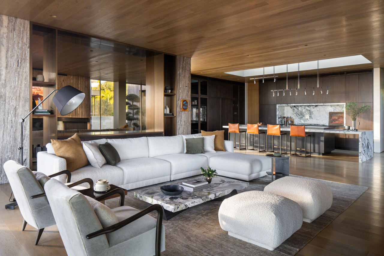 Laurel II House 比佛利山庄奢华别墅设计丨美国洛杉矶丨Annette English and Associates-46