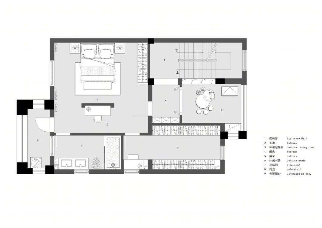 绍兴柯桥 460m²排屋 | 自然元素与幸福家庭的完美融合-47