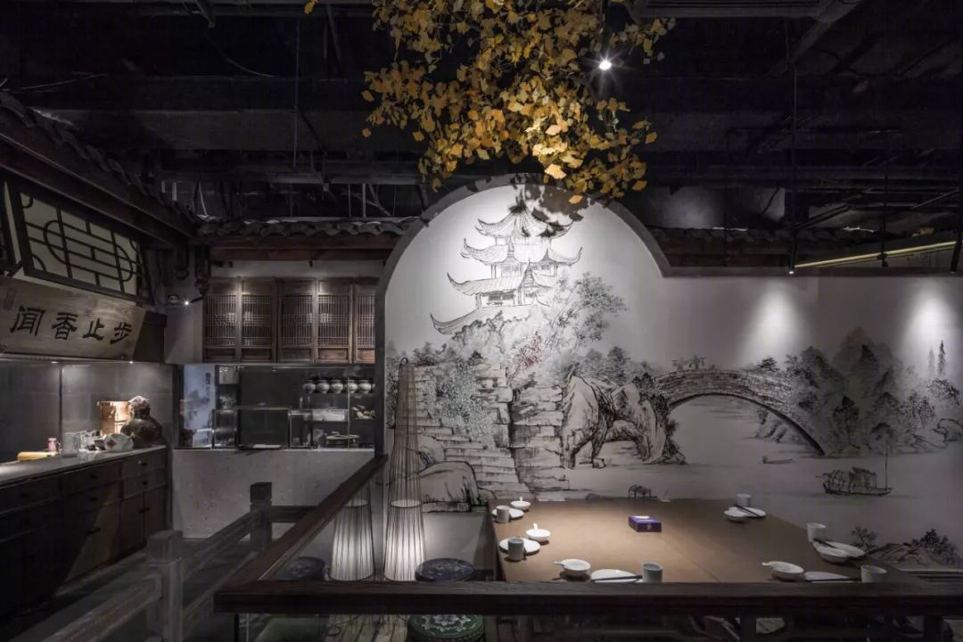 集嘉设计打造的中式餐厅"菜根香-- 望江楼"-10