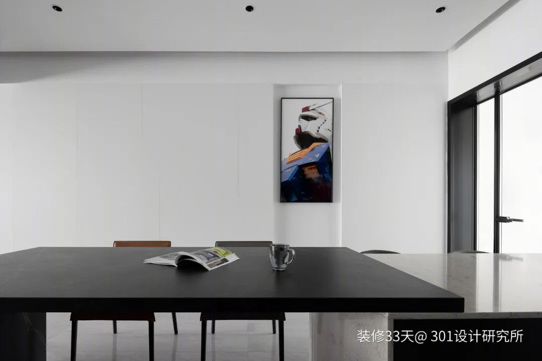 广州番禺 220 平现代黑白灰大平层丨中国广州丨301 设计研究所（广州）-17