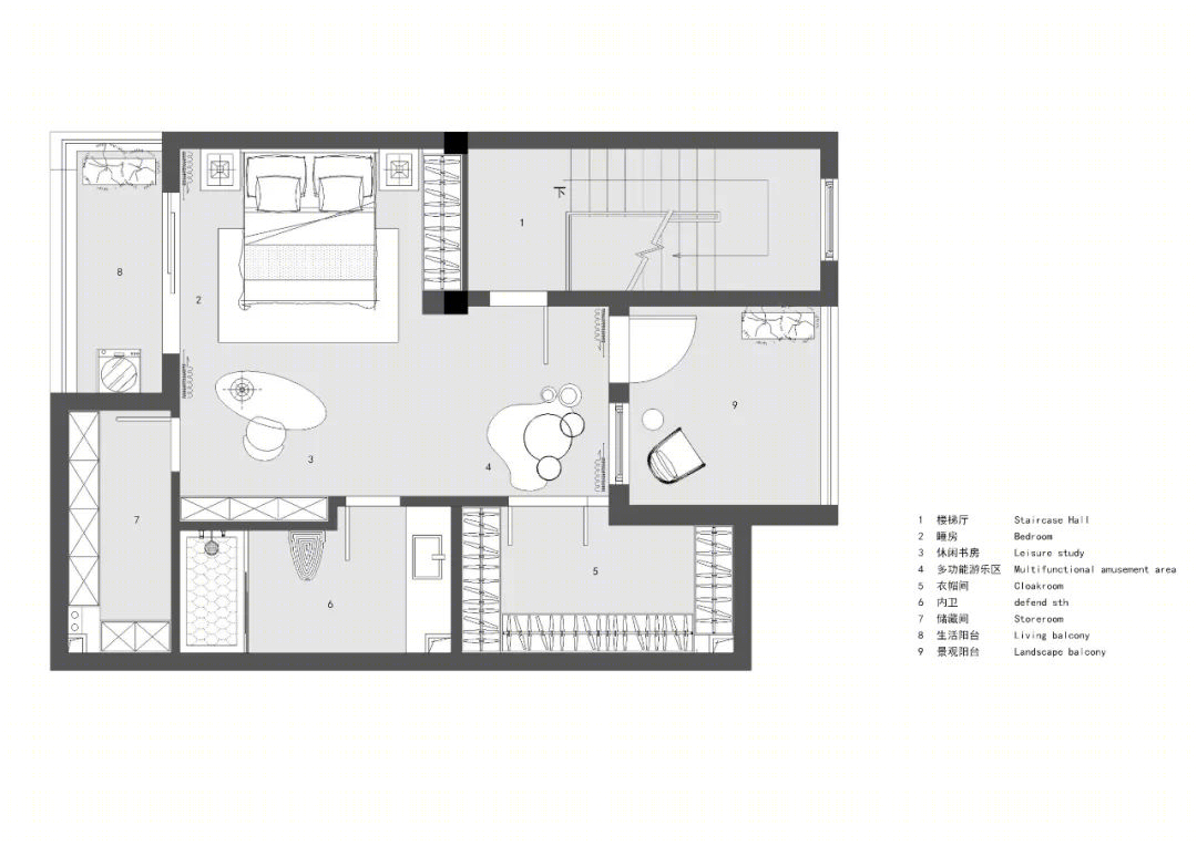 绍兴柯桥 460m²排屋 | 自然元素与幸福家庭的完美融合-48