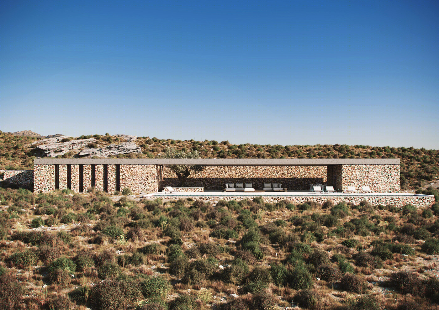 Anastasiya Gushchina丨别墅建筑丨Serifos Villa-1