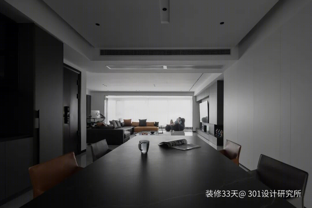 广州番禺 220 平现代黑白灰大平层丨中国广州丨301 设计研究所（广州）-19