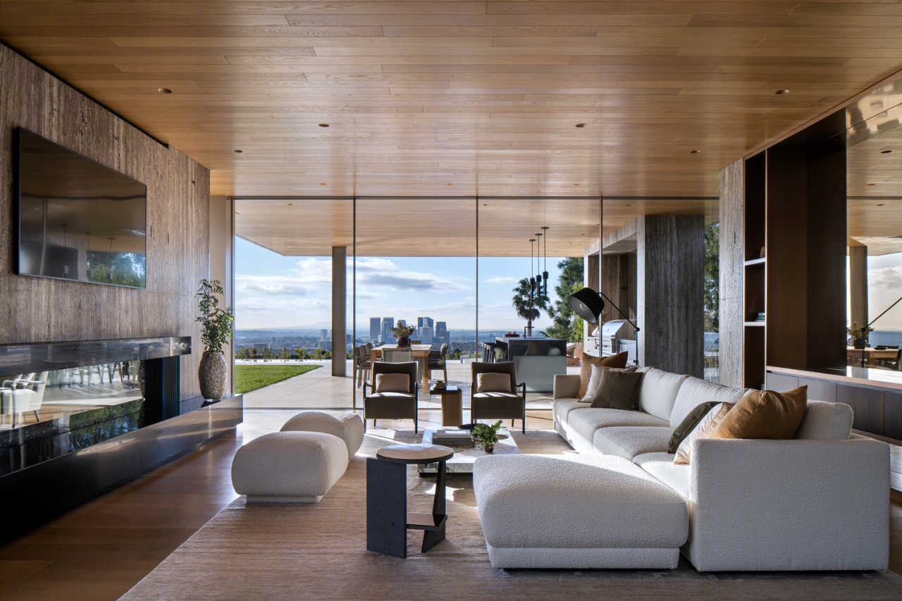 Laurel II House 比佛利山庄奢华别墅设计丨美国洛杉矶丨Annette English and Associates-48