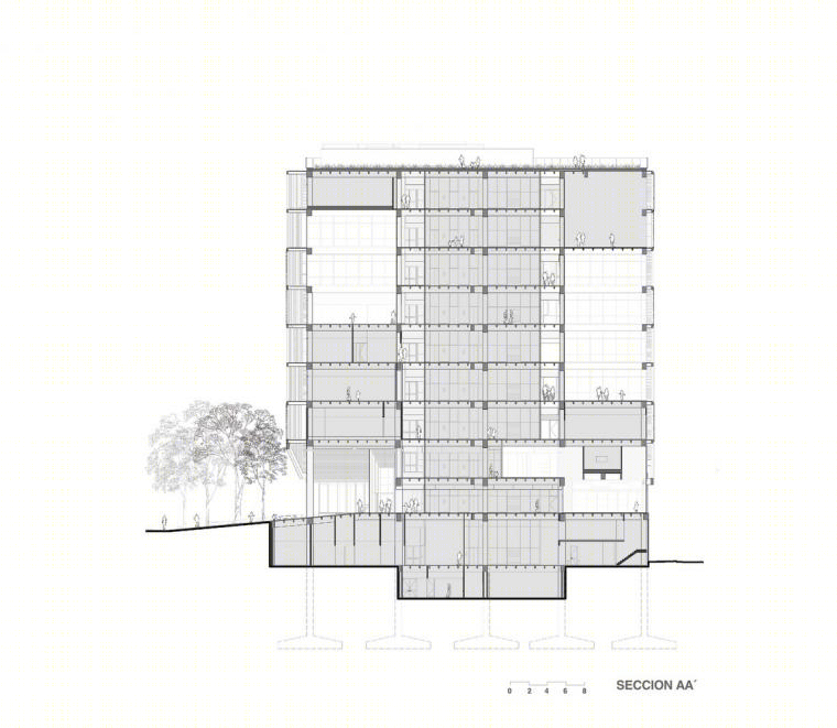 哥伦比亚多功能用途大厦丨OPUS建筑事务所-39