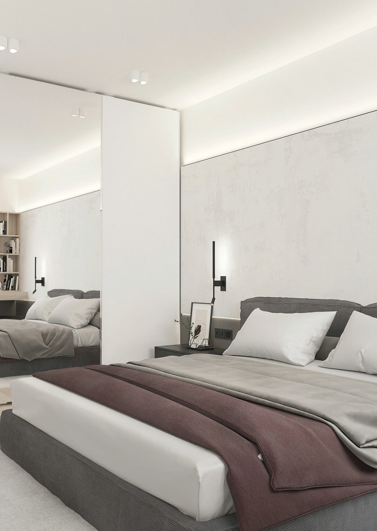 原木与灰色 打造舒适精致的住宅-6