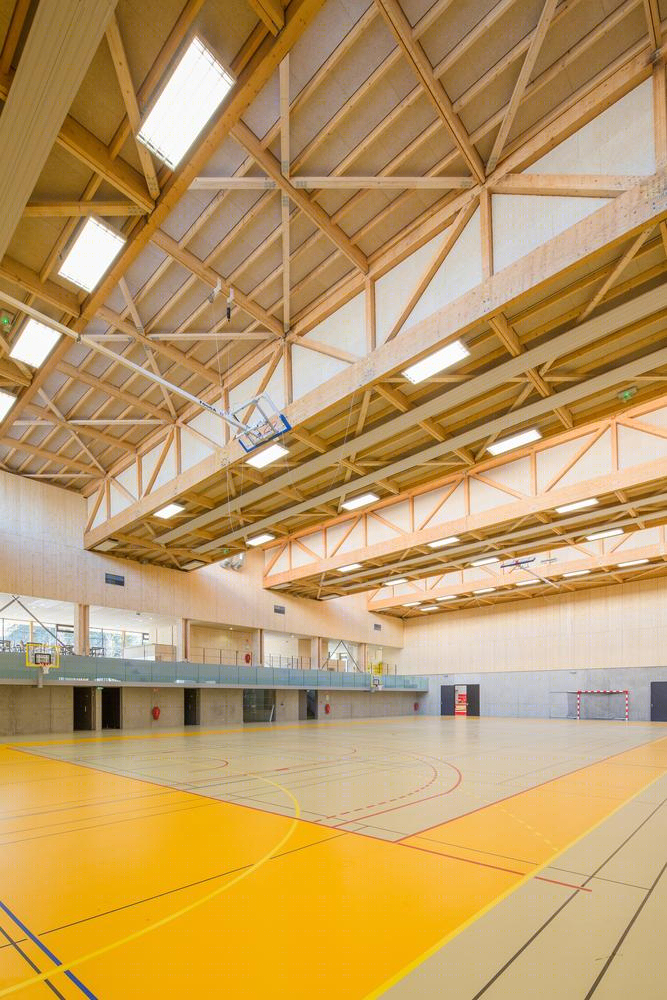 法国 Hacine Cherifi 体育馆丨Tectoniques Architects-32