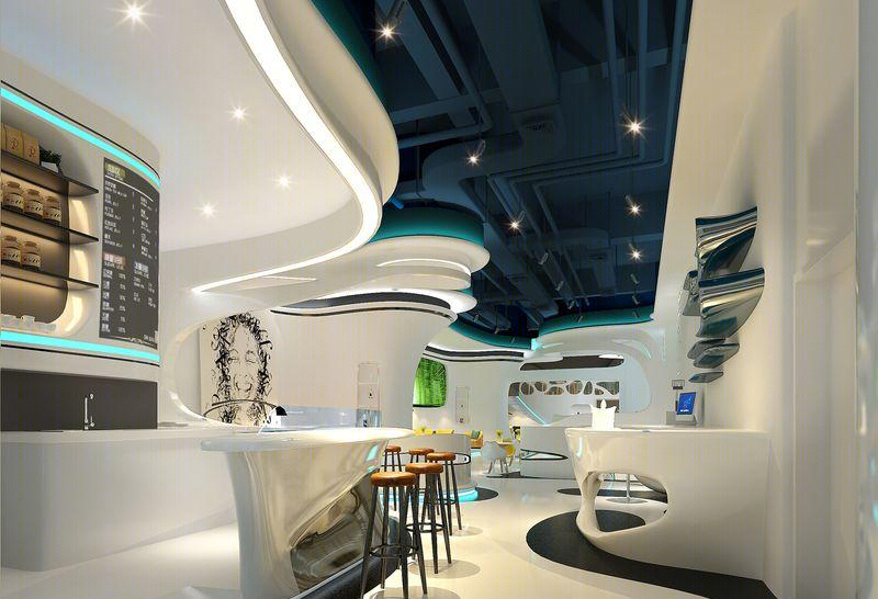 3D 科技融入现代咖啡空间——深圳京基 100 的“3DCOFFICE”-13