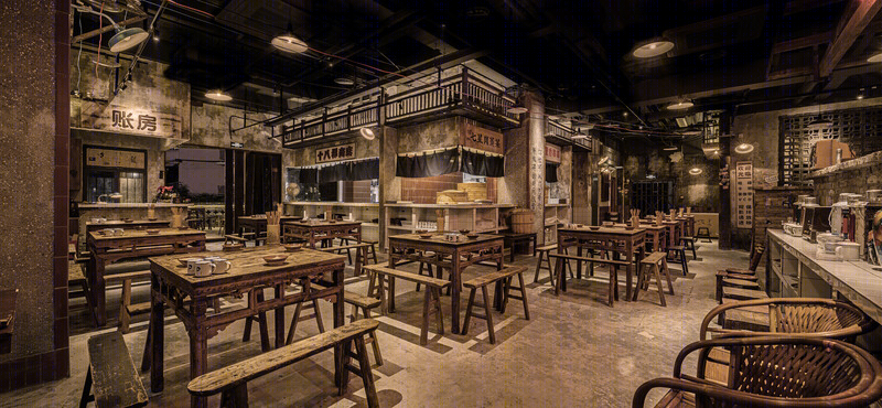 重庆“饭粑跎”餐厅 | 重现老山城记忆的设计佳作-35