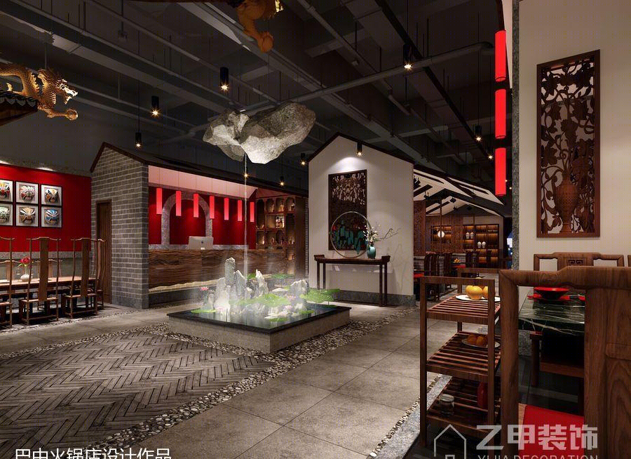 山东小龙坎火锅 | 巴中专业火锅店设计公司-2