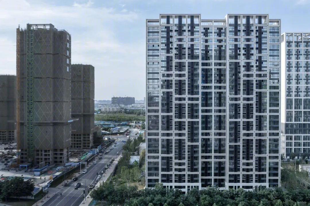 郑州永威金桂苑++ 微棠大厦 | 现代住宅的“线-- 面-体”构成之美-9