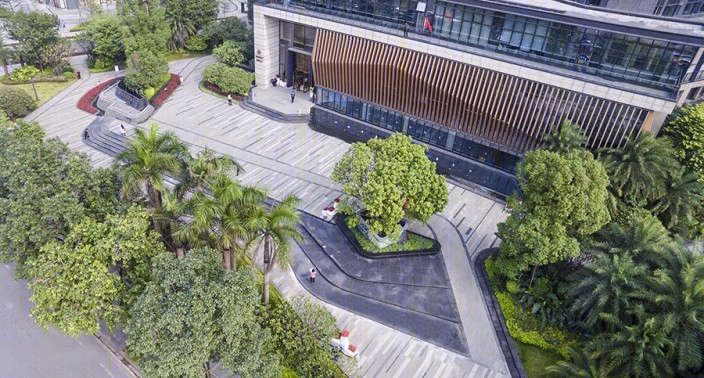 广州中海花湾壹号现代简约景观设计-9