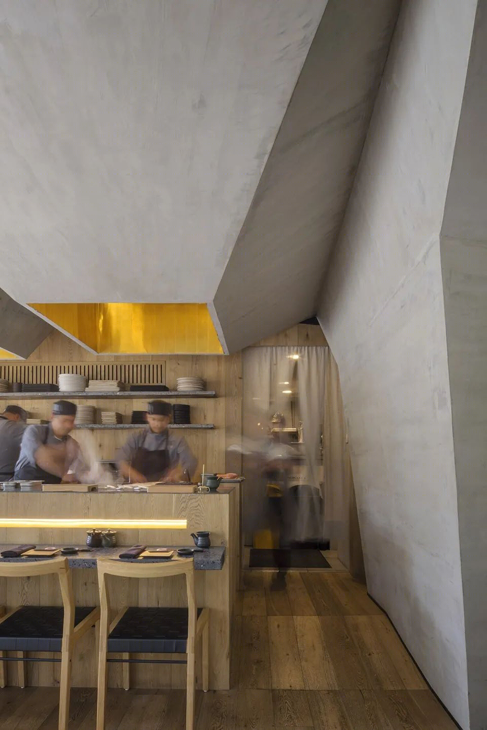 墨西哥城 Oku 餐厅 | 多变天花板营造独特氛围-22