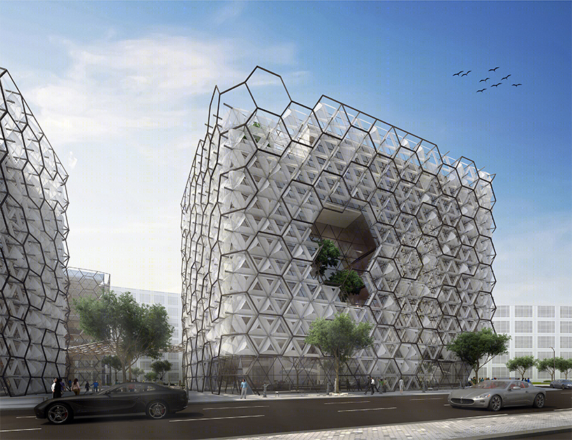 迪拜变色龙混合功能办公楼丨WWF architects-13