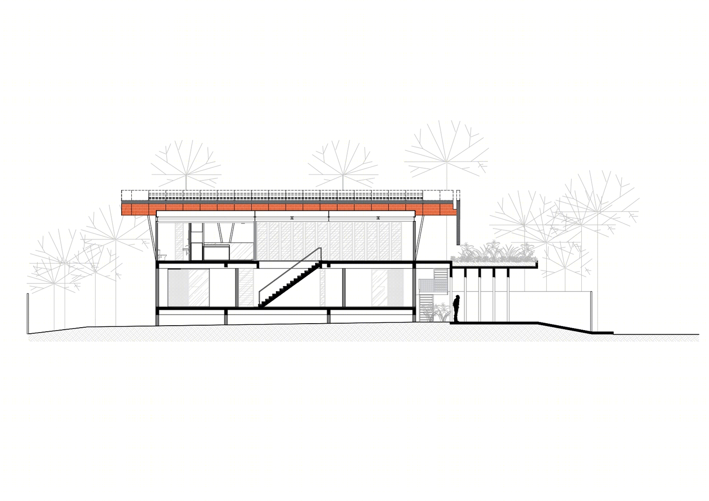 巴西塔鲁马住宅丨Laurent Troost Architectures-30