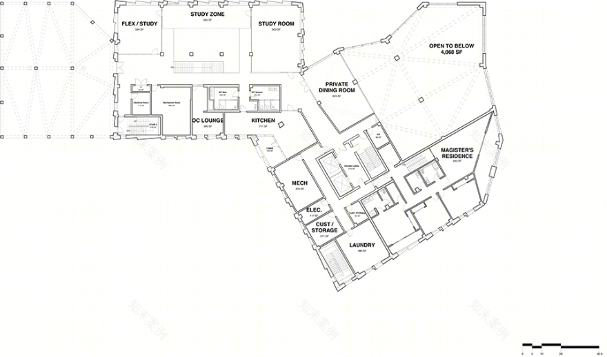 Sid Richardson 学院 | 美国休斯顿现代主义学生宿舍设计典范-84