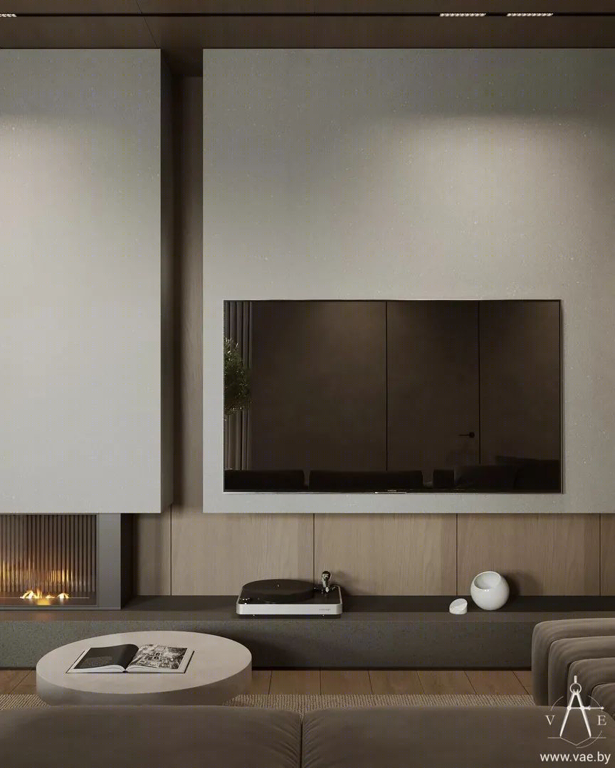 原木高级灰简约柔和空间丨Vae Design Studio-8
