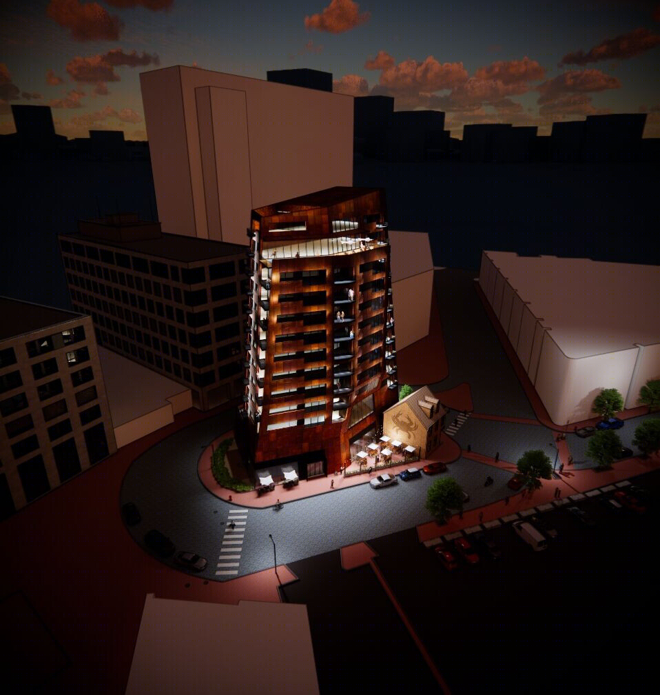 “Harbor House”公寓丨马里丨GriD architects pc-13