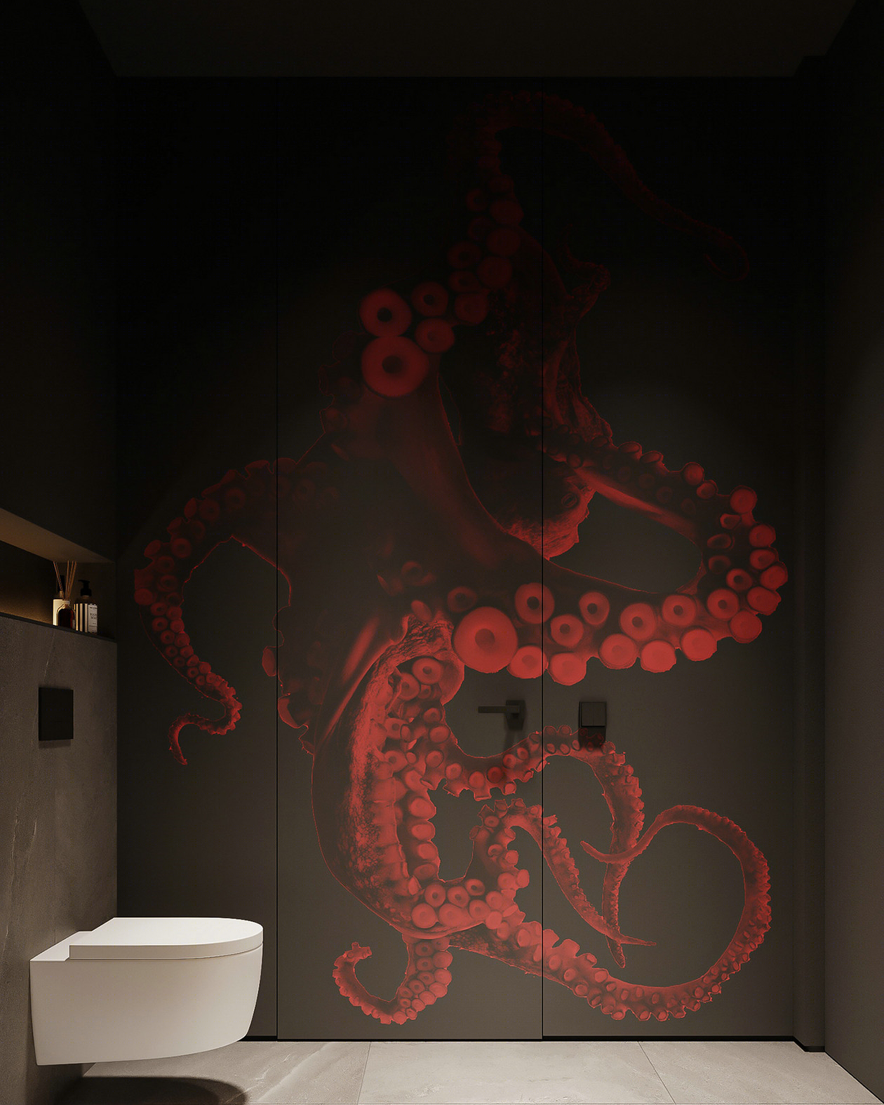 75㎡高级灰+高级黑 打造出精致沉稳的居住空间-19