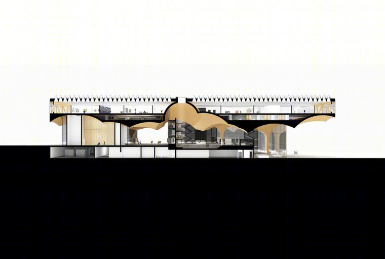 赫尔辛基“木云”公共设施丨Steven Christensen Architecture-25