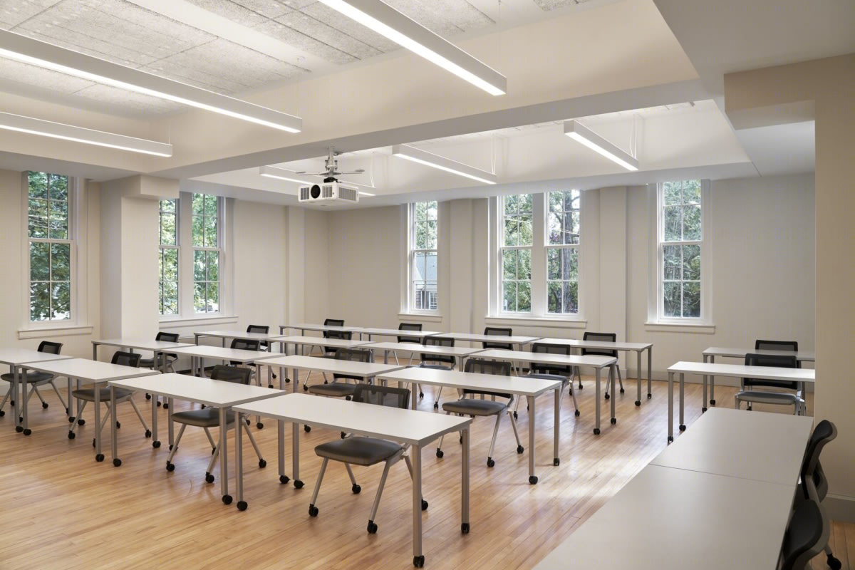 Vanderbilt University Peabody College 现代改造,打造温暖学习空间-13