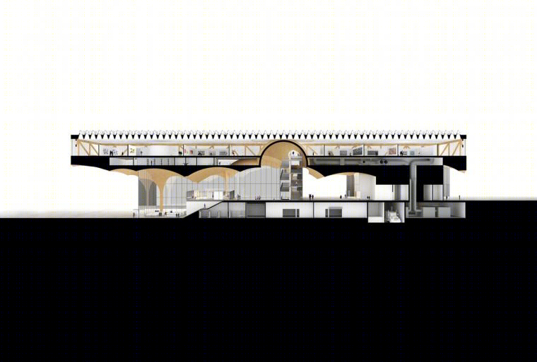 赫尔辛基“木云”公共设施丨Steven Christensen Architecture-27