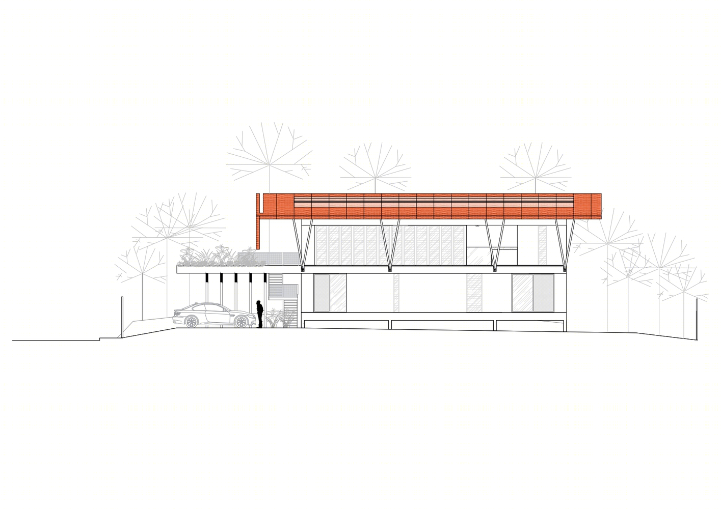 巴西塔鲁马住宅丨Laurent Troost Architectures-33