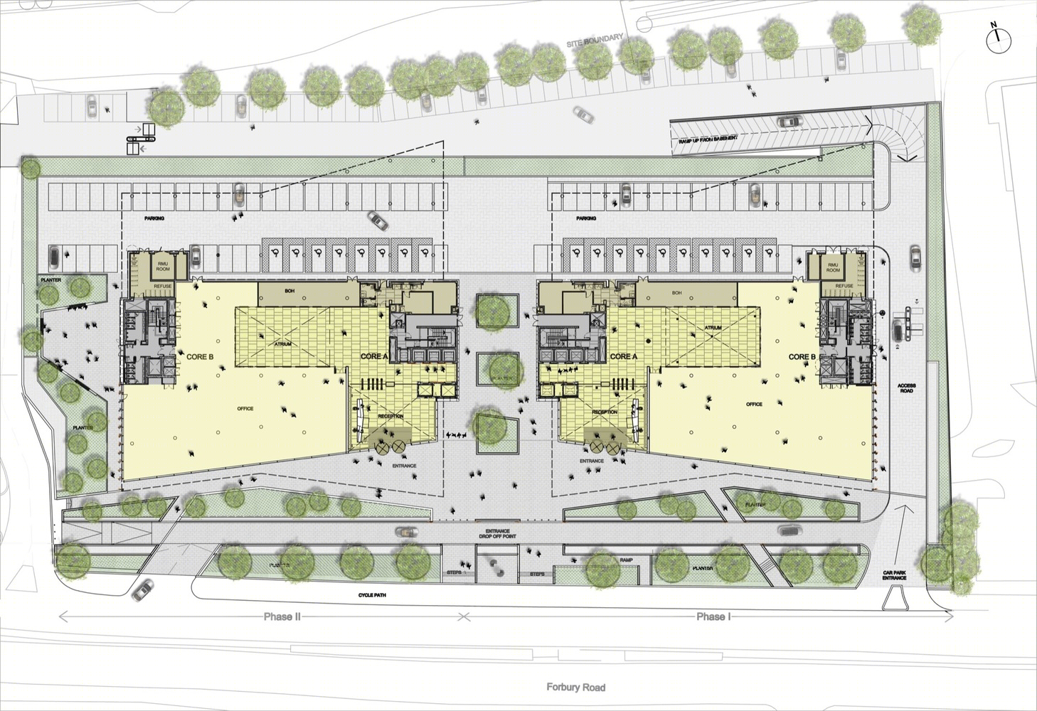 AukettSwanke丨办公建筑丨英国福伯里广场一座建筑-30