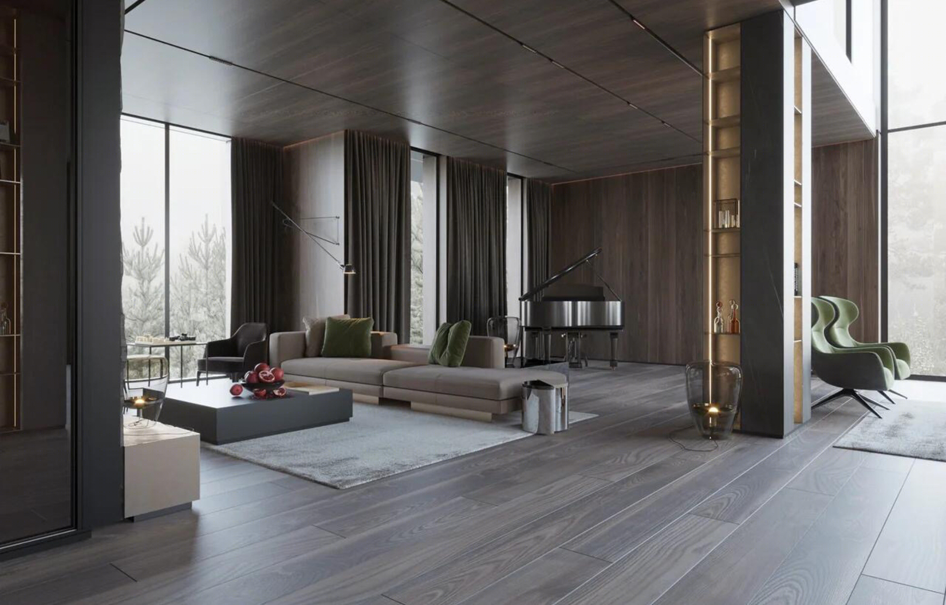 大平米住宅设计，空间超有质感！-4