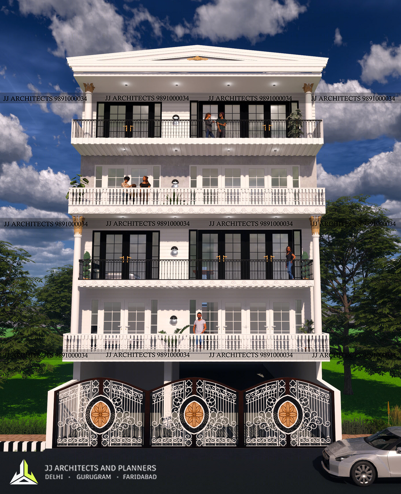 JJ 建筑师规划师现代简约办公空间设计-5