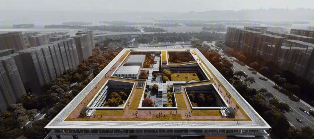 盐城高新区智能终端小镇学校丨中国盐城丨上海大介建筑设计,杭州澜山建筑设计-38