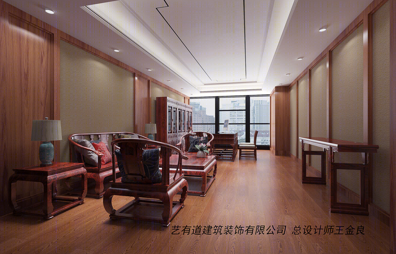 简约时尚的办公空间设计-0