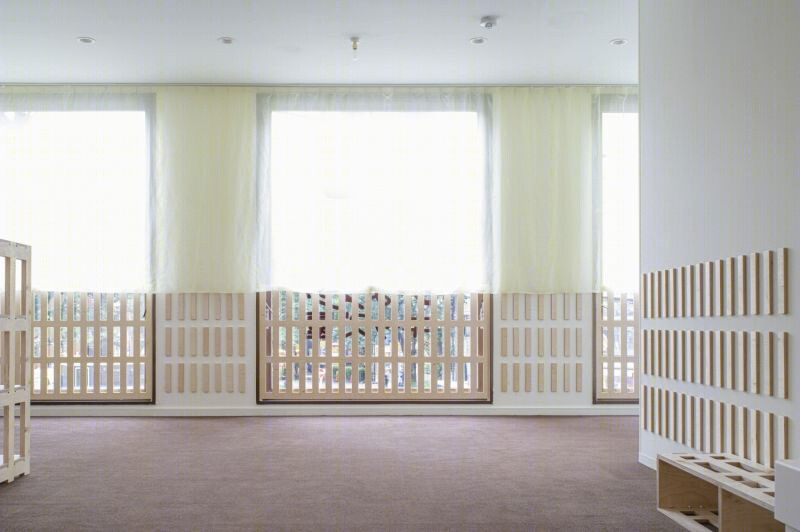 东京幼儿园空间改造,木质设计展现温馨与可持续-13