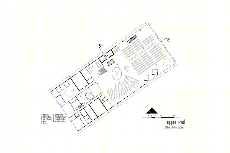 比林斯公共图书馆丨willbruder+PARTNERS-45