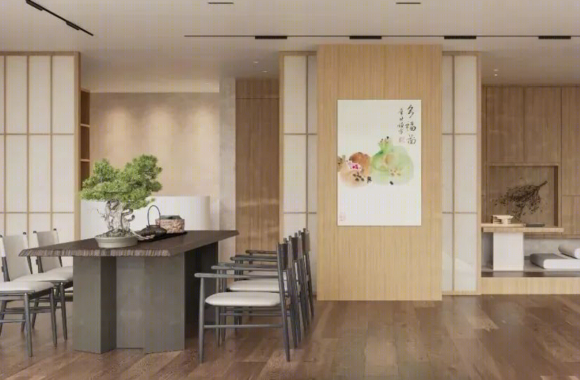 水墨诗意 · 翡翠天元艺术工作室设计丨三川设计-48