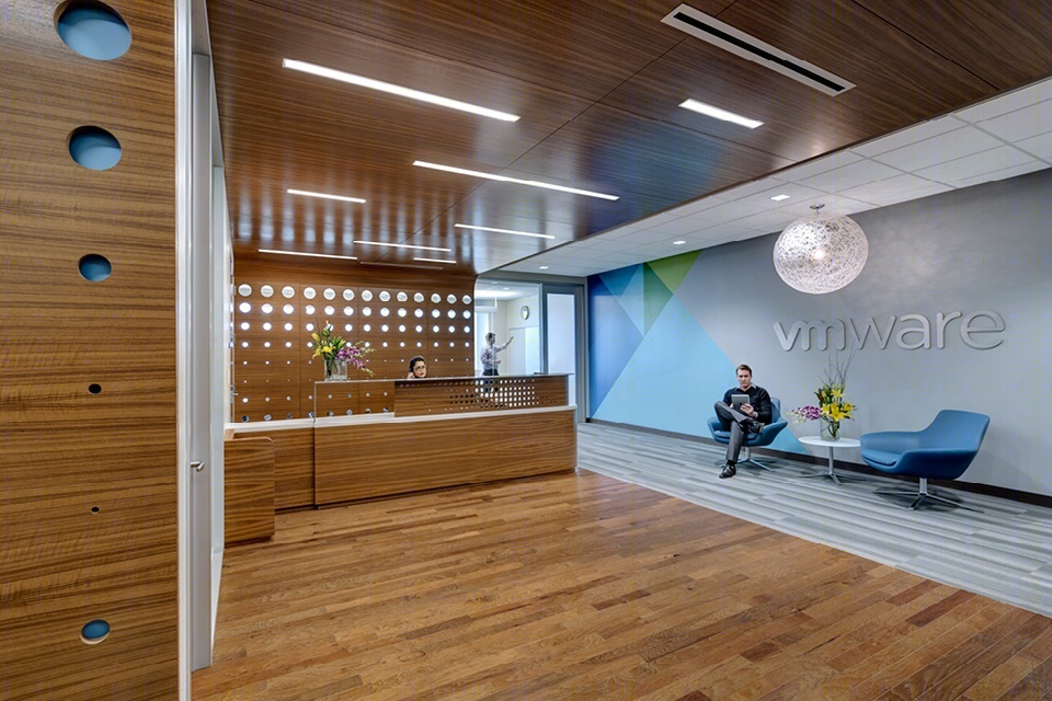 达拉斯 VMware 现代时尚办公室设计-6